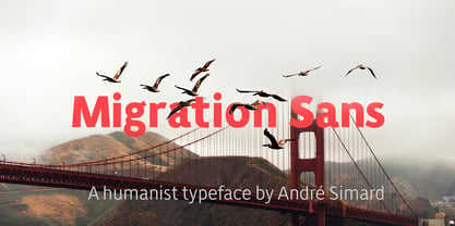 ITC Migration Sans Police Poster 1