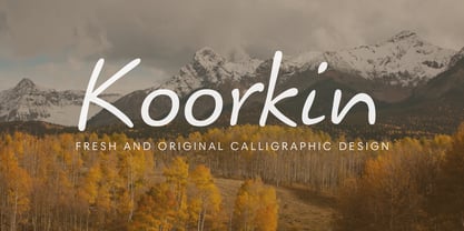 Koorkin Font Poster 1