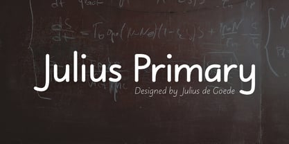 Julius Primary Font Poster 1
