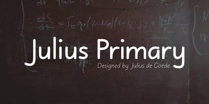 Julius Primary Fuente Póster 1