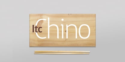 ITC Chino Font Poster 1