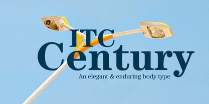 ITC Century fuente Póster 1