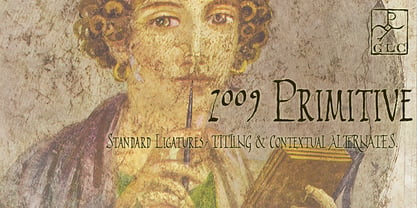2009 Primitive Font Poster 1