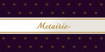 Metairie Font Poster 9