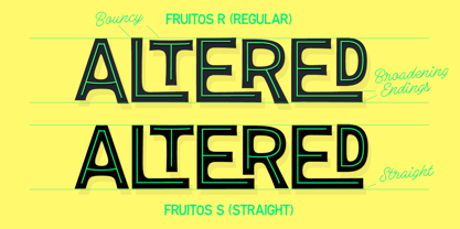 Fruitos Font Poster 5