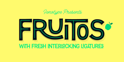 Fruitos Font Poster 10