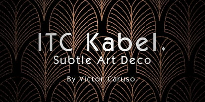 Kabel Font Poster 1