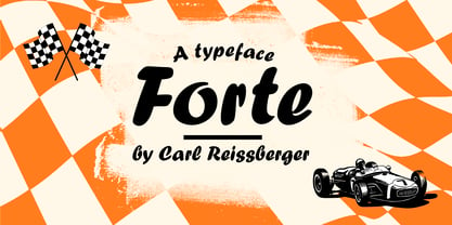 Forte Font Poster 1