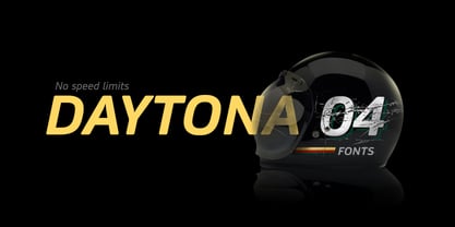 Daytona Font Poster 1