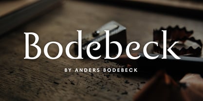 Bodebeck Font Poster 1