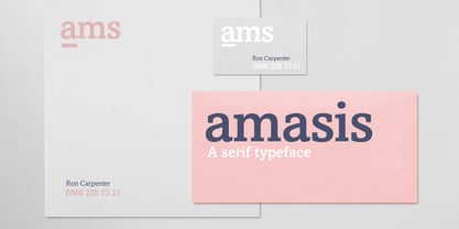 Amasis Font Poster 1