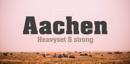 Aachen Font Poster 1