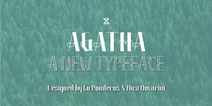 Agatha Font Poster 19