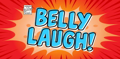 Belly Laugh Font Poster 2