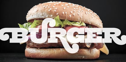 Burger Font Poster 1