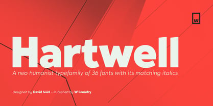 Hartwell Font Poster 1