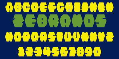 Zebraw Font Poster 1