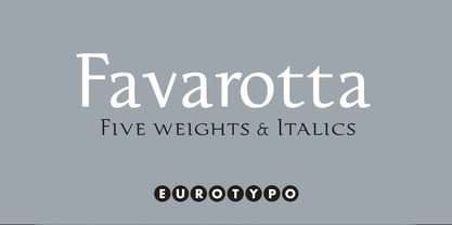 Favarotta Font Poster 1