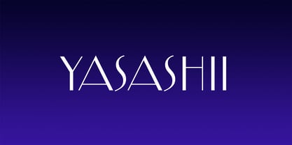 Yasashii Font Poster 1