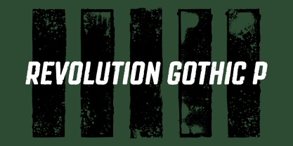 Revolution Gothic P Font Poster 1