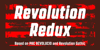Revolution Gothic P Font Poster 10