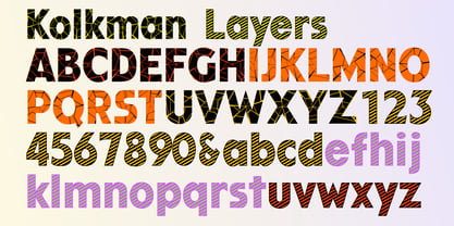 Kolkman Font Poster 4