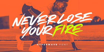 Hyperwave Font Poster 3