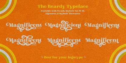 The Beardy Font Poster 12
