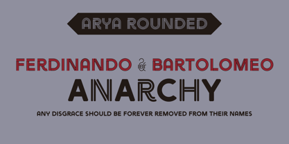 Arya Rounded Font Poster 3