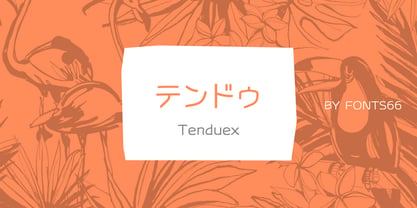 SF Tenduex Font Poster 1