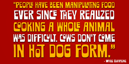 Chilidog PB Font Poster 4