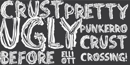 Punkerro Crust Font Poster 1