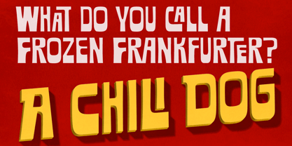 Chilidog PB Font Poster 2