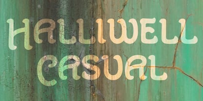 Halliwell Casual Font Poster 3