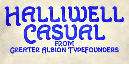 Halliwell Casual Font Poster 5