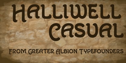 Halliwell Casual Font Poster 6