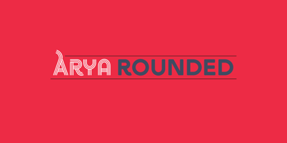 Arya Rounded Font Poster 1