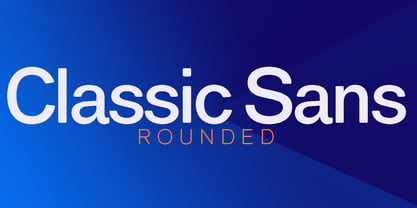 Classic Sans Rounded Fuente Póster 1