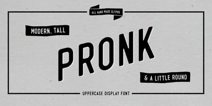 PRONK Clean Font Poster 3