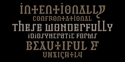 Infidel Font Poster 1