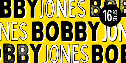 Bobby Jones Font Poster 1