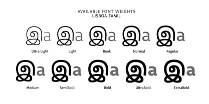 Lisboa Tamil Font Poster 2