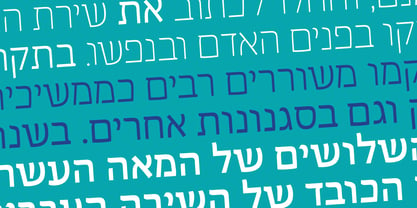 Lisboa Hebrew Font Poster 4