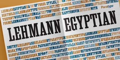 Lehmann Egyptian Font Poster 6