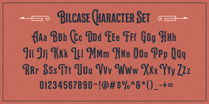 Bilcase Font Poster 5