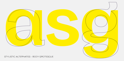Body Font Poster 12