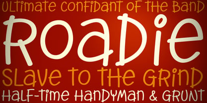 Roadie PB Font Poster 1