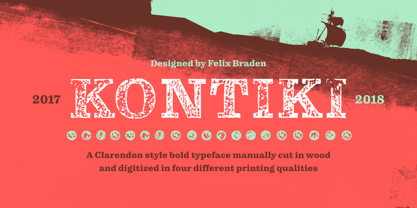 Kontiki Font Poster 2