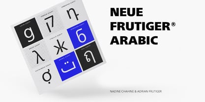 Neue Frutiger Arabic Font Poster 1
