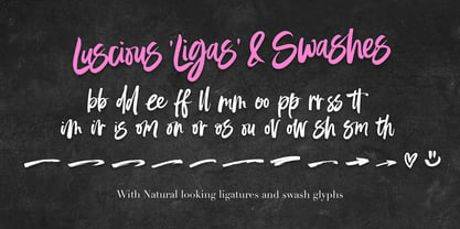 InstaLove Smooth Font Poster 13